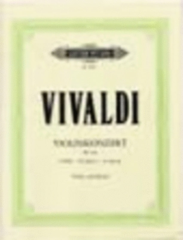 Concerto D Min Rv 245 Violin/Piano Urtext (Softcover Book)