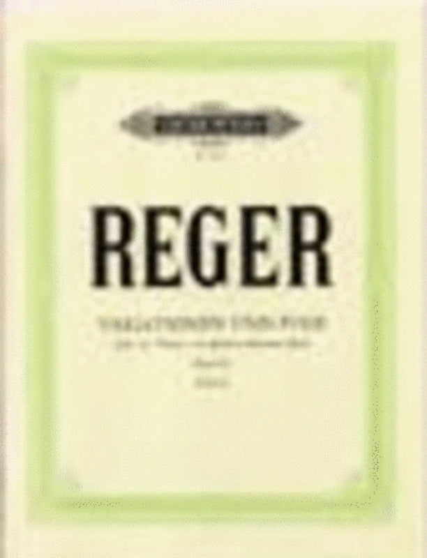 Variations And Fuge On A Theme By Bach Op 81 (Softcover Book)