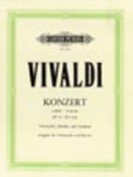 Concerto A Min Pv 35 Rv 418 Vc/Piano (Softcover Book)