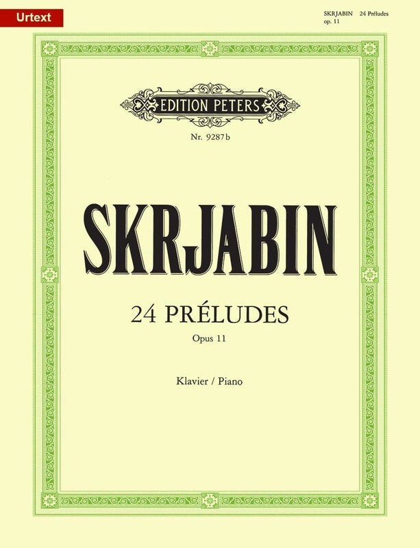 Scriabin - 24 Preludes Op 11 Piano (Softcover Book)