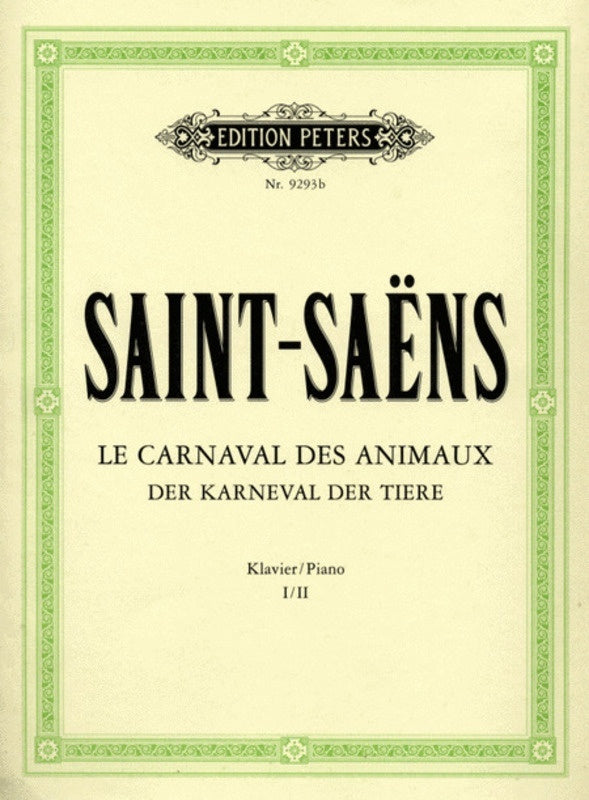 Carnival Of The Animals 2 Piano 4 Hand (Softcover Book)