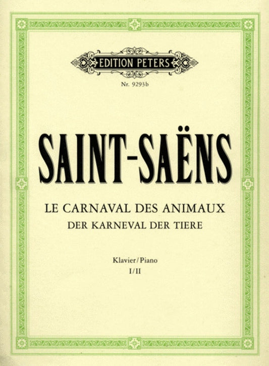 Carnival Of The Animals 2 Piano 4 Hand (Softcover Book)