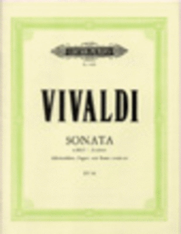 Sonata A Min Tre Rec Bassoon Piano (Music Score/Parts) Book