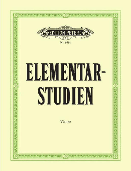 Peters Violin School Elementary Studies (Softcover Book)