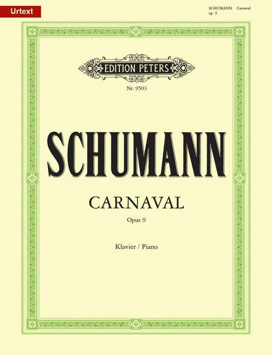 Schumann - Carnaval Op 9 Piano (Softcover Book)