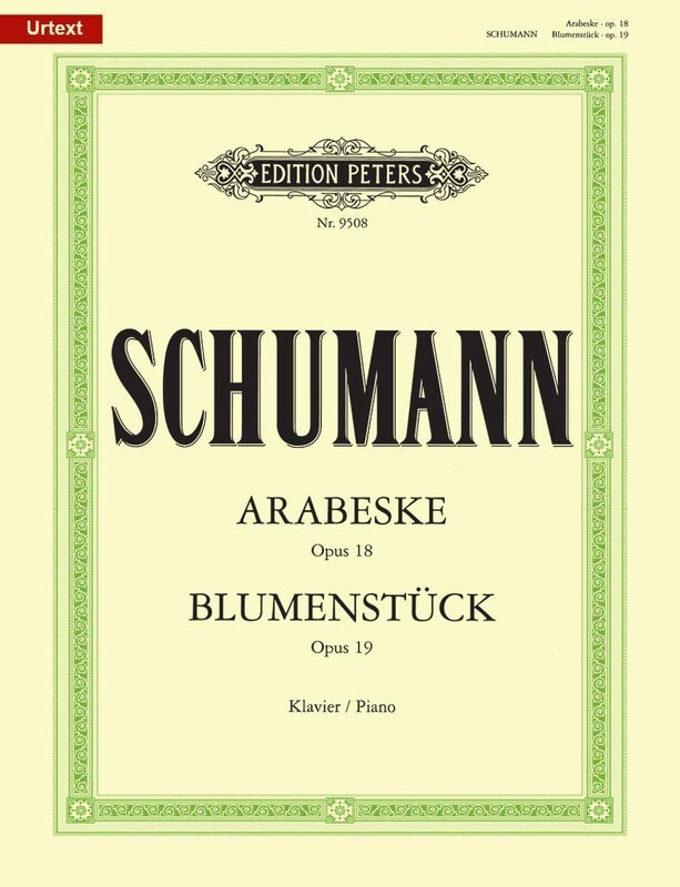 Arabesque Op 18 Blumenstuck Op 19 (Softcover Book)