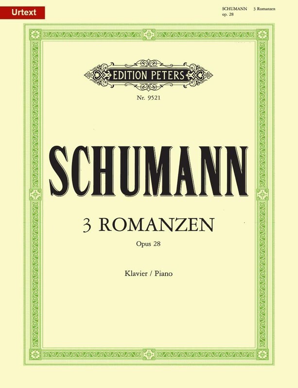 Schumann - 3 Romances Op 28 Piano Urtext (Softcover Book)