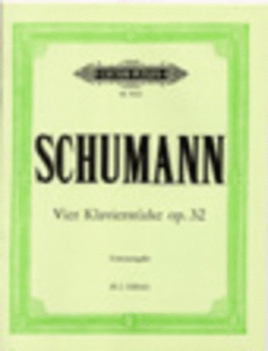 Piano Pieces 4 Op 32 (Softcover Book)