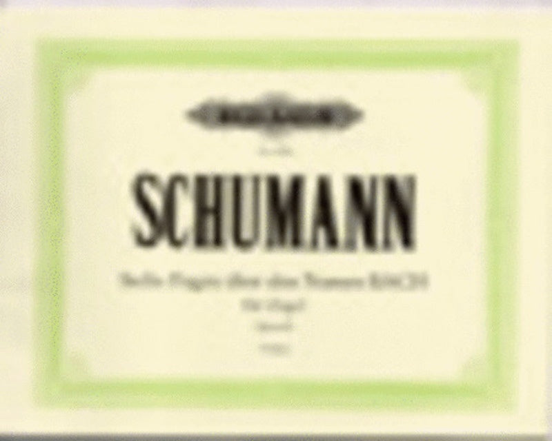 Fugues On Bach 6 Op 60 Urtext (Softcover Book)