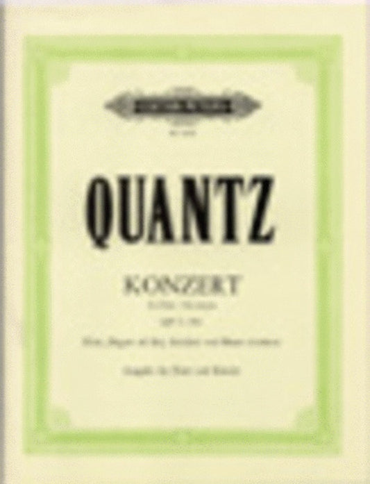Concerto G Qv5/182 Flute/Piano Urtext (Softcover Book)