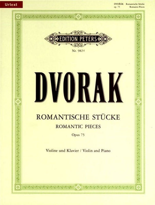 Romantic Pieces Op 75 Violin/Piano (Softcover Book)