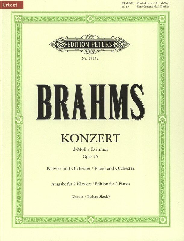 Brahms - Piano Concerto No. 1 in D Minor Op. 15 for 2 Pianos 4 Hands