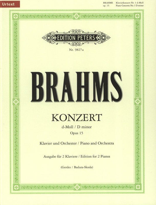 Brahms - Piano Concerto No. 1 in D Minor Op. 15 for 2 Pianos 4 Hands