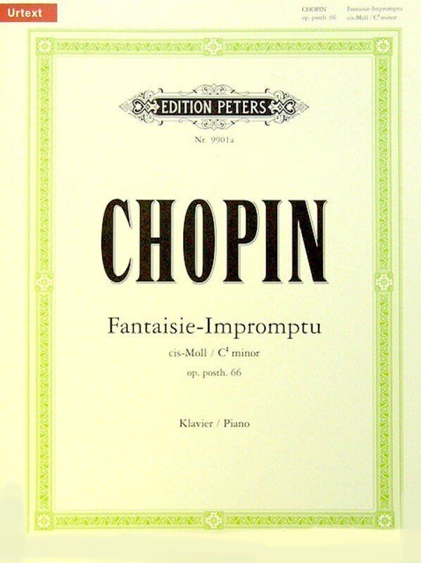 Fantasy Impromptu Op 66 C Sharp Minor Urtext Edition for Piano
