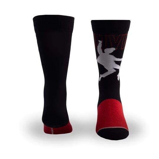 Perris Licensed Elvis "68 Comeback" Large Crew Socks - Black (1 Pair) — view 3