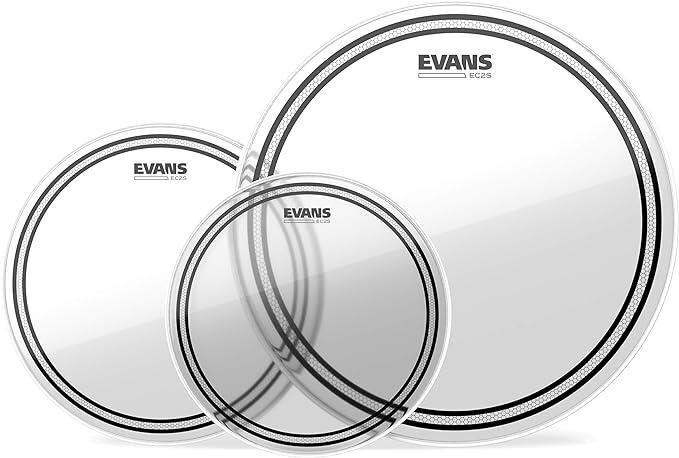 Evans EC2S Clear 12, 13, 16 Inch Drumhead Pack — view 4