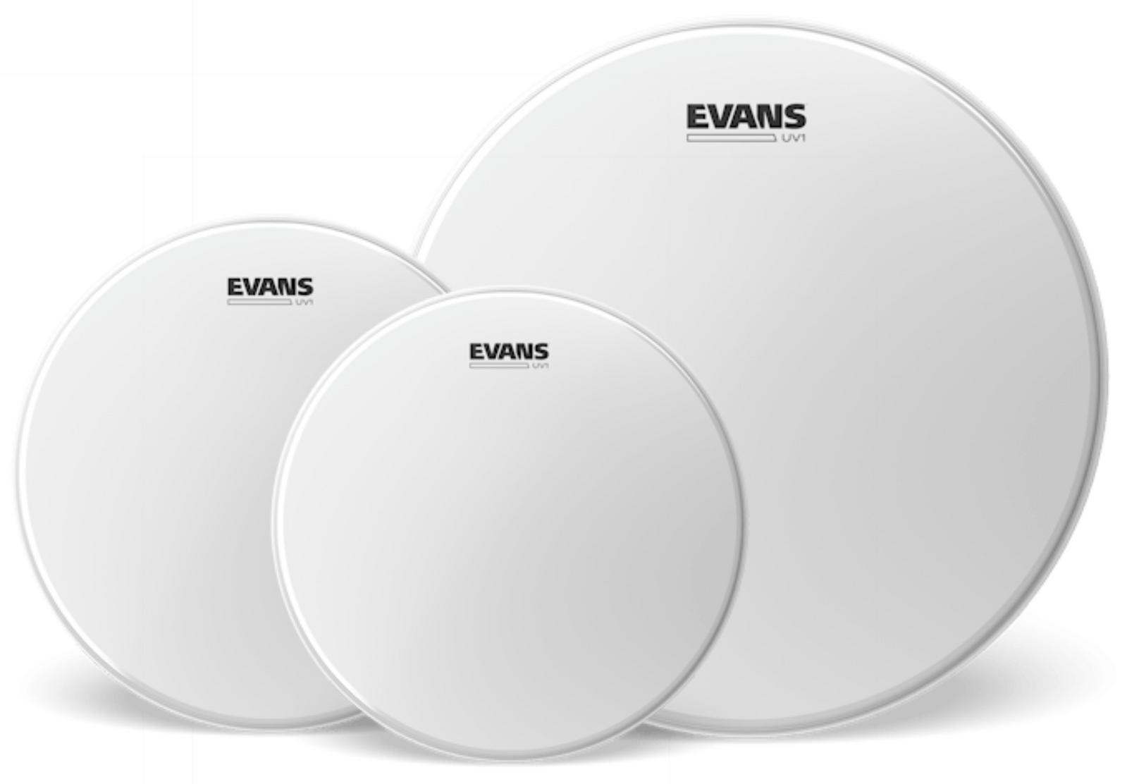 Evans UV1 Coated Drumhead Pack - 12", 13", 16" with 14" UV1 CTD — view 2