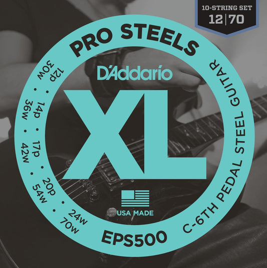 D'Addario EPS500 Pedal Steel Strings, C-6th
