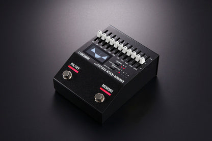 BOSS EQ-200 Graphic Equalizer - 200 Series Compact Pedal with Memory, Multi-Function Switches & Intuitive Controls — view 6