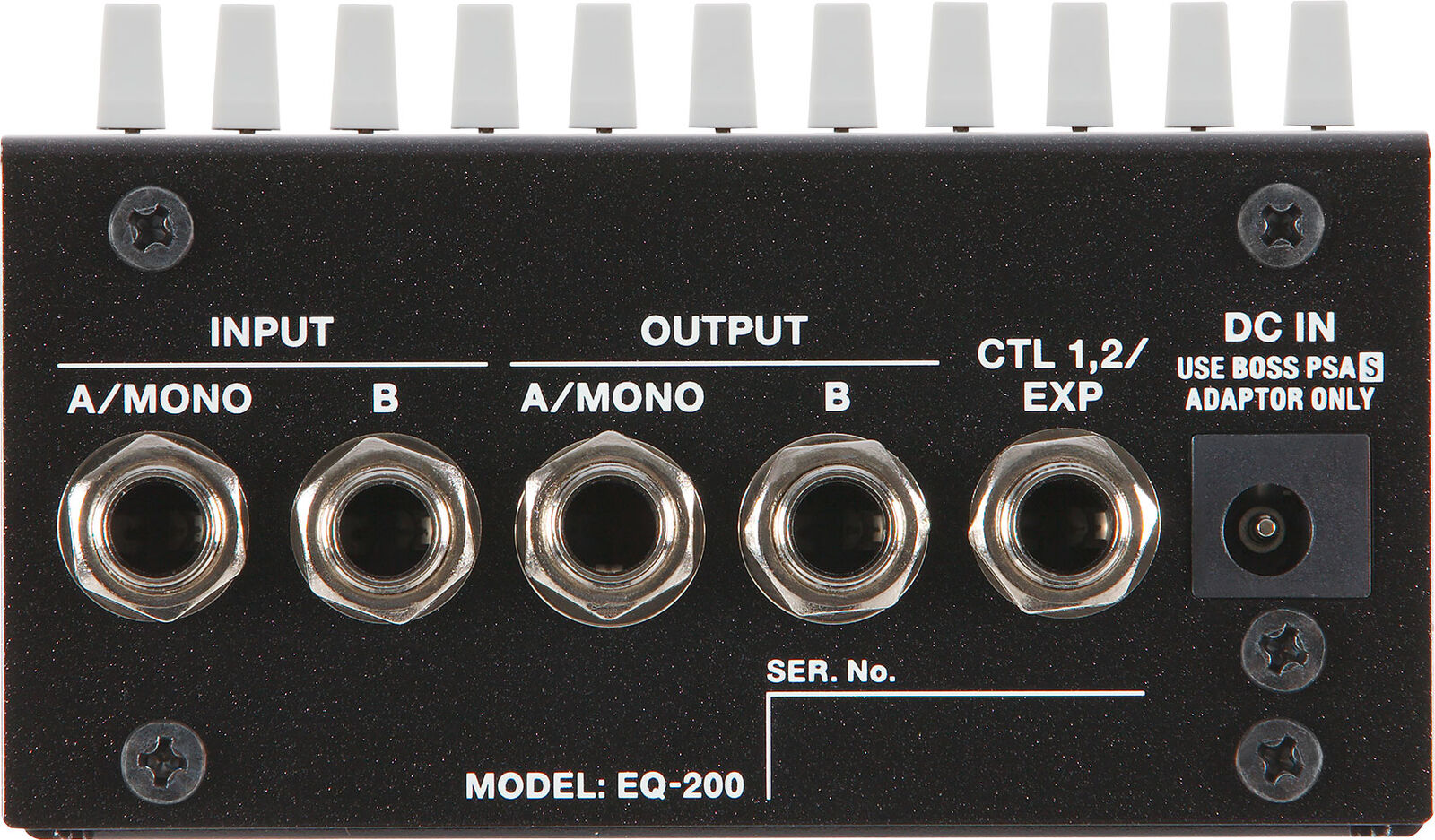 BOSS EQ-200 Graphic Equalizer - 200 Series Compact Pedal with Memory, Multi-Function Switches & Intuitive Controls — view 5