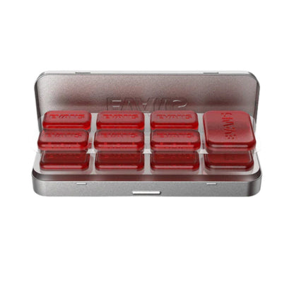 Evans EQ Pods Mini Damper Gels - 14-Pack with Storage Tin, Includes 2 Full-Size Pods, Teflon-Coated, Easy to Apply and Remove