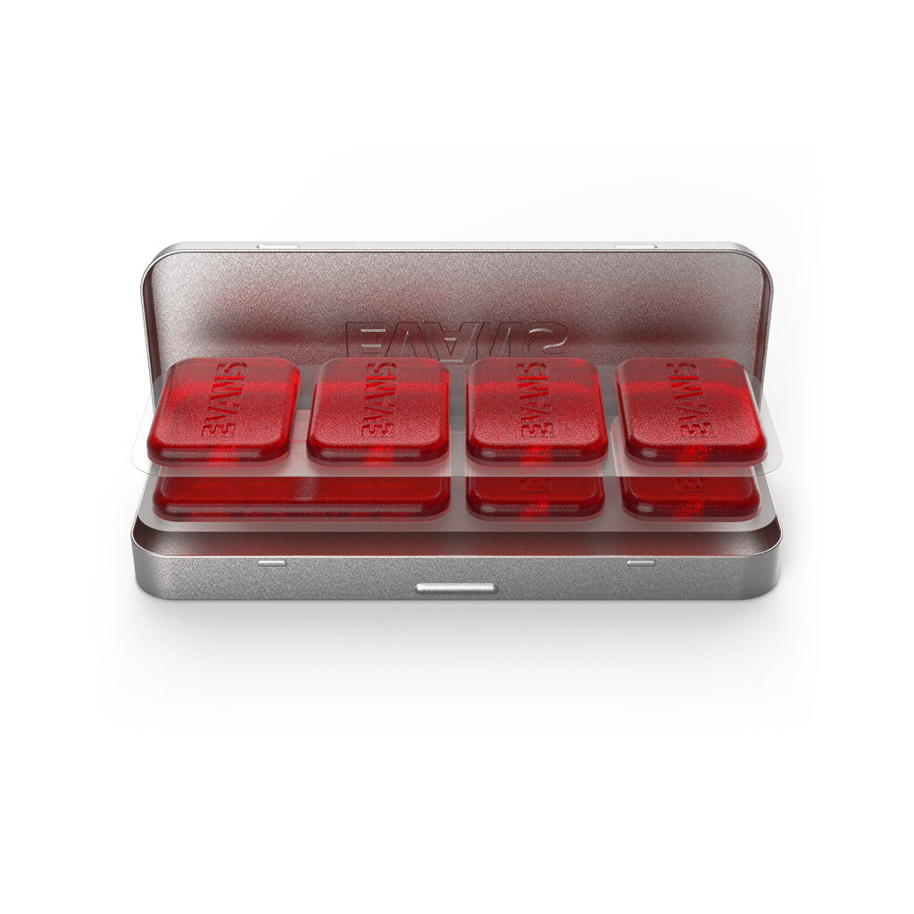 Evans EQ Pods Drum Damper Gels 7-Pack with Double-Wide - Polymer Gel Sound Control for Drumheads and Cymbals — view 5