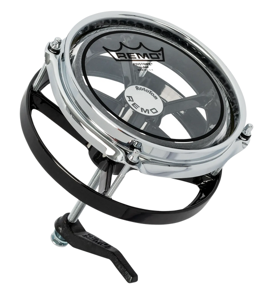 Remo 6 inch Single Roto Tom with Clear Pinstripe Drum Head
