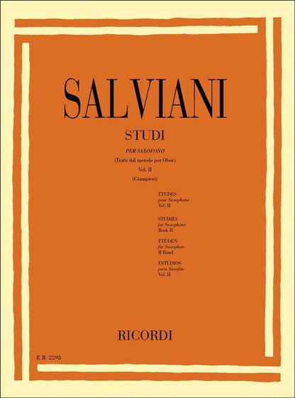 Studies For Saxophone Book 2