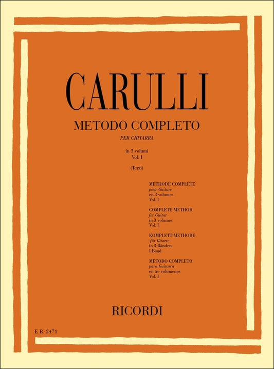 Complete Method For Guitar Vol 1 (It/Fr) Book