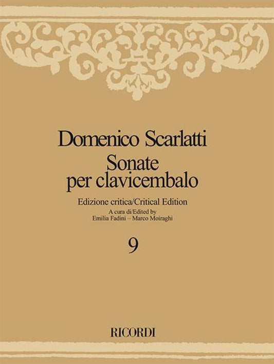 Sonatas For Harpsichord Vol 9 (Softcover Book)