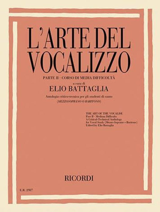Battaglia - Larte Del Vocalizzo Part 2 (Softcover Book)