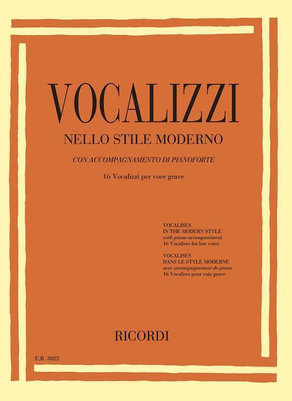 Vocalises In The Modern Style Low (Softcover Book)