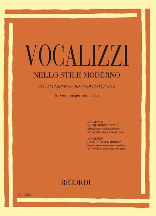 Vocalises In The Modern Style Medium (Softcover Book)