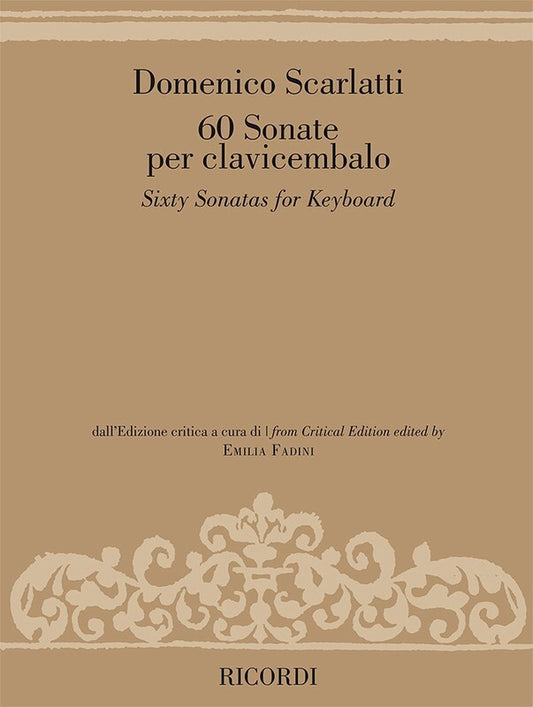 Scarlatti - 60 Sonatas For Harpsichord (Softcover Book)