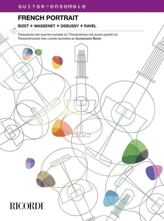 French Portrait Guitar Ensemble Score/Parts