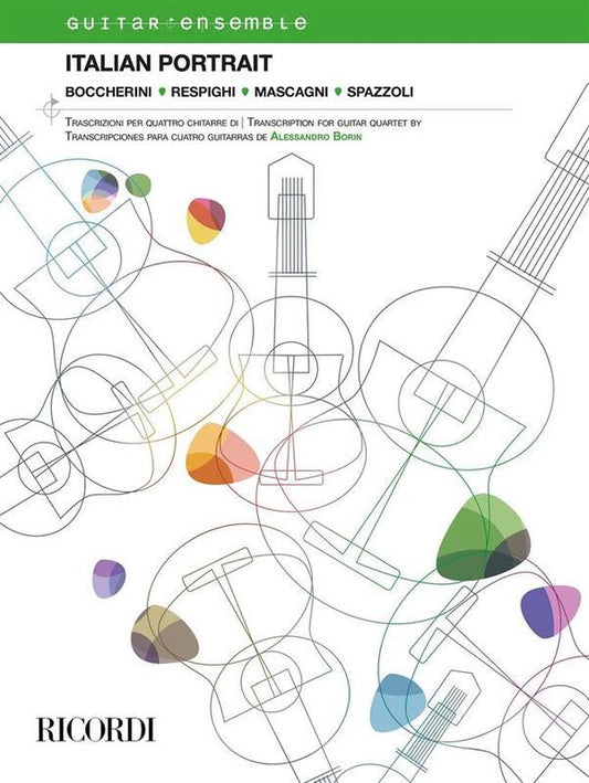 Italian Portrait Guitar Ensemble Score/Parts