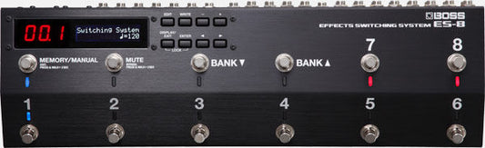 BOSS ES-8 Effects Switching System - Professional Guitar Pedalboard with Advanced Routing and MIDI Control