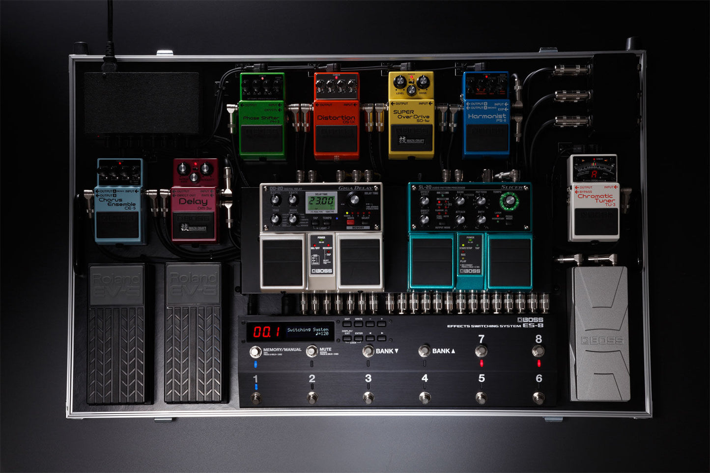 BOSS ES-8 Effects Switching System - Professional Guitar Pedalboard with Advanced Routing and MIDI Control — view 6