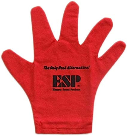 ESP 100% Cotton Guitar Polishing Glove Red Electric Guitar