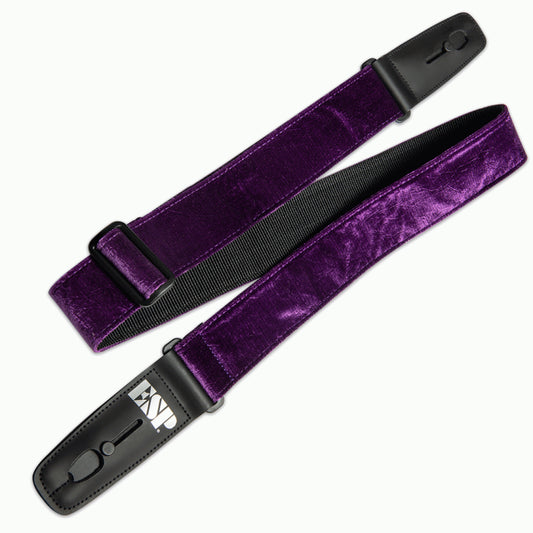 ESP Lock-It Strap 2" Crushed Velvet Purple with Locking System