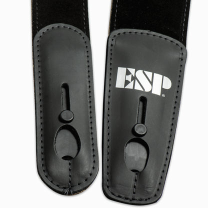 ESP Lock-It Strap 2.5" Suede Leather Black with Locking System — view 2