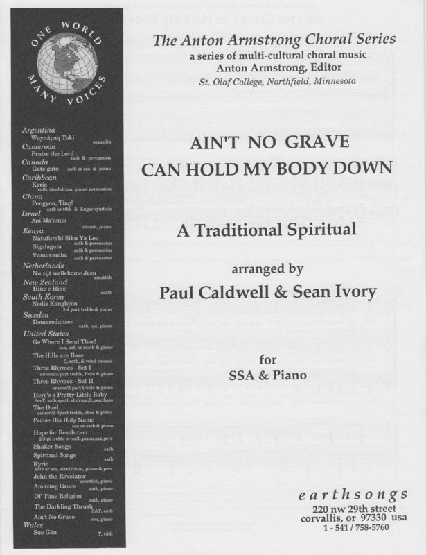 Aint No Grave Can Hold My Body Down SSAA