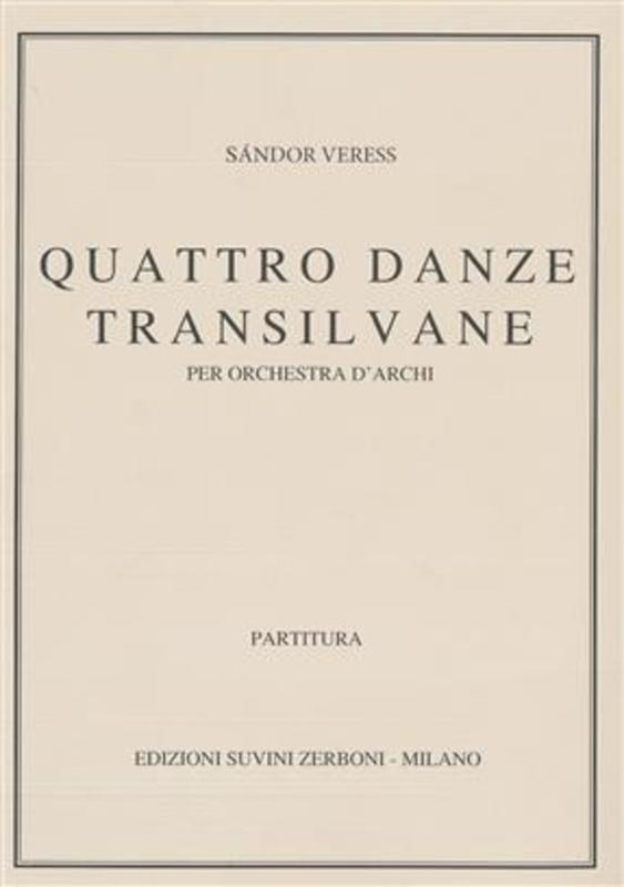 Transylvanian Dances 4 String Orchestra Score Book — view 2