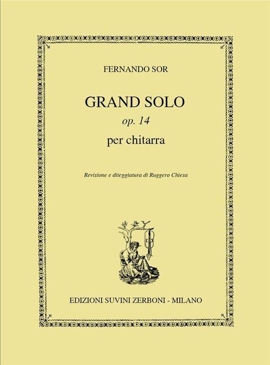 Grand Solo Op 14 Guitar Book