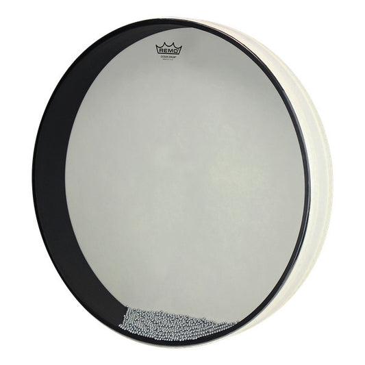 REMO PERCUSSION - 16 Inch Ocean Drum  Pre-tuned, Metal Beads, Plain Head