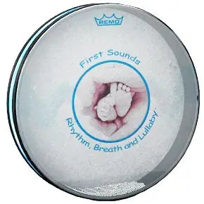 Remo 16 Inch Lullaby Ocean Drum with Baby Feet Graphic Head