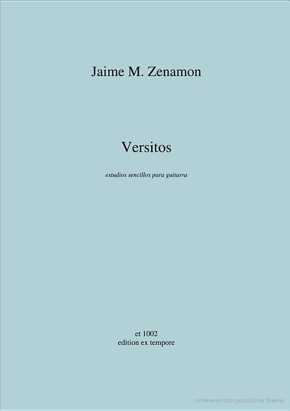 Versitos Estudios Sencillos Para Guitarra Book