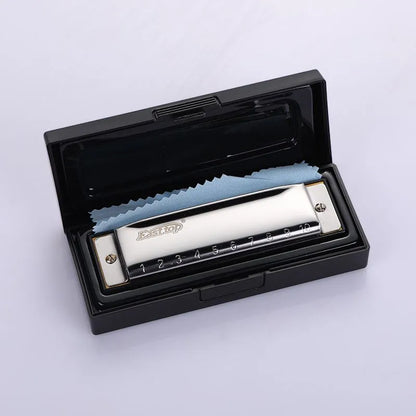 East Top 10 Hole Diatonic Harmonica for Beginners and Kids — view 2