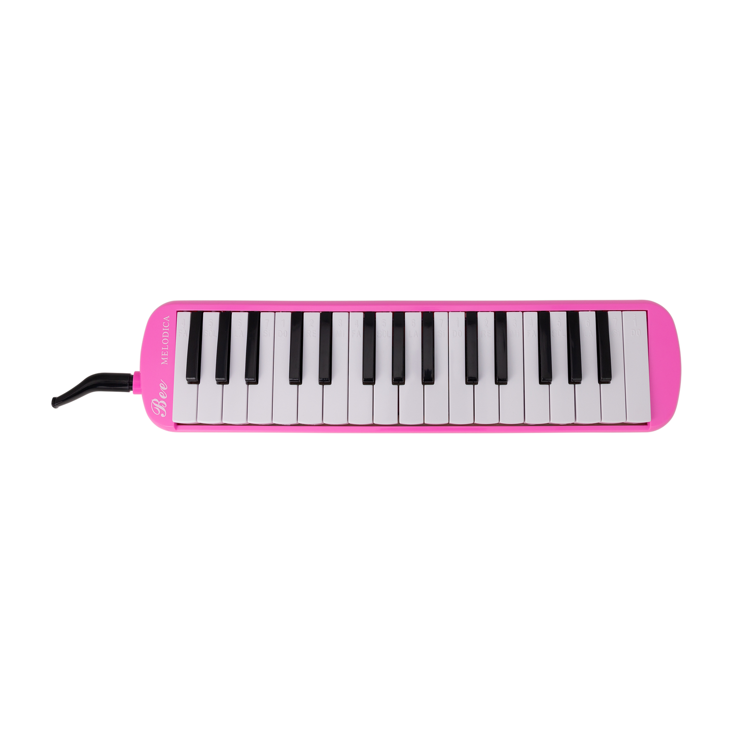 East Top 32-Key Professional Mouth Melodica with Bag, Short Mouthpiece, and Soft Tube - Magenta — view 2