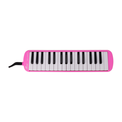 East Top 32-Key Professional Mouth Melodica with Bag, Short Mouthpiece, and Soft Tube - Magenta — view 2